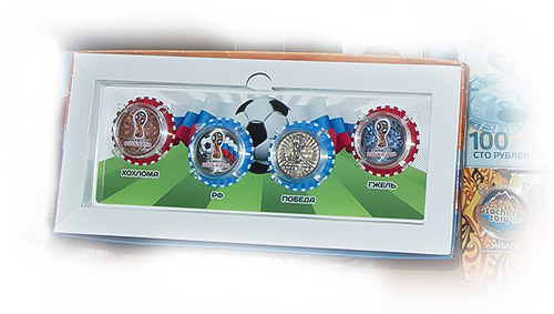 Коллекции монет посвящённых футболу в Лесном